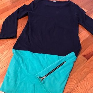 J Crew Color-block dress